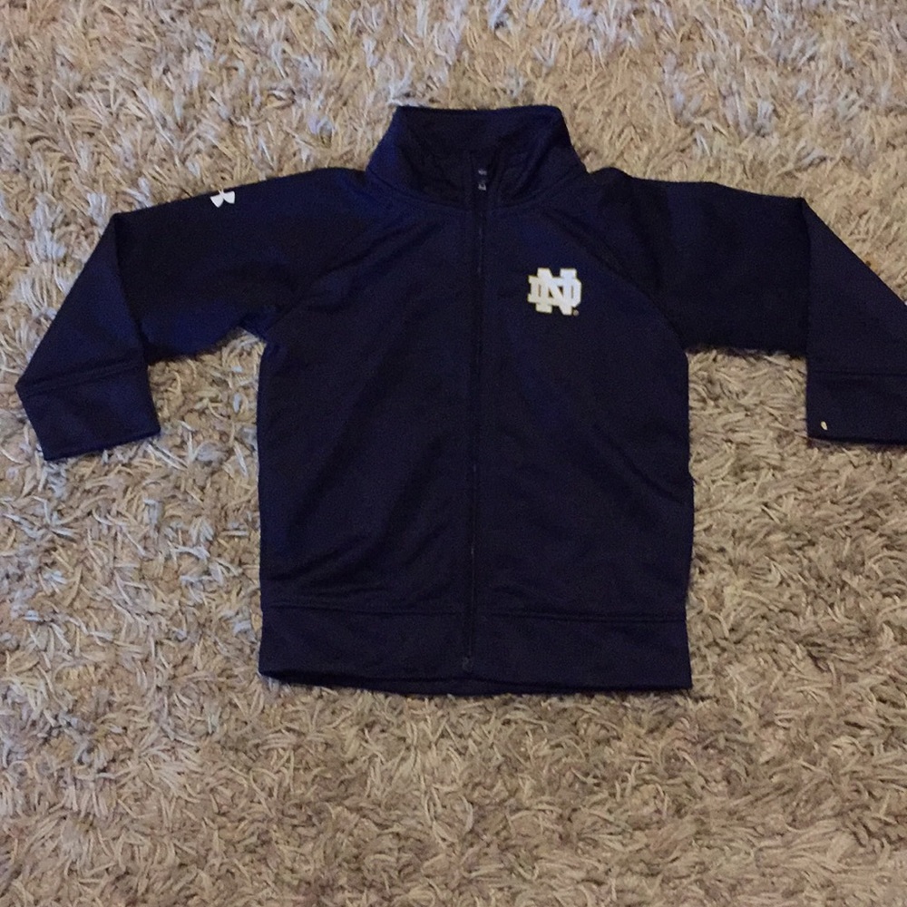 Notre dame hoodie.